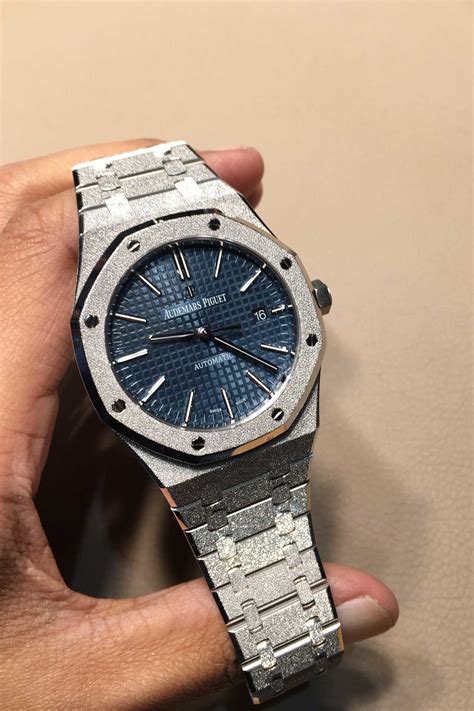 audemars piguet royal oak white gold|Audemars Piguet royal oak 41mm.